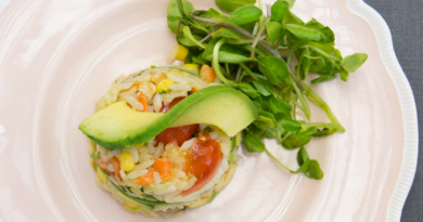 Arroz frío con aguacate Arroz frío con aguacate