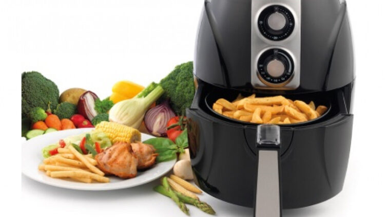 Tabla para cocinar alimentos con la Health Fryer freidora SALTER Health 1300 W con pdf